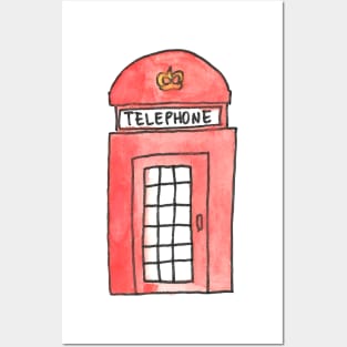 London Icons: Telephone Booth Posters and Art